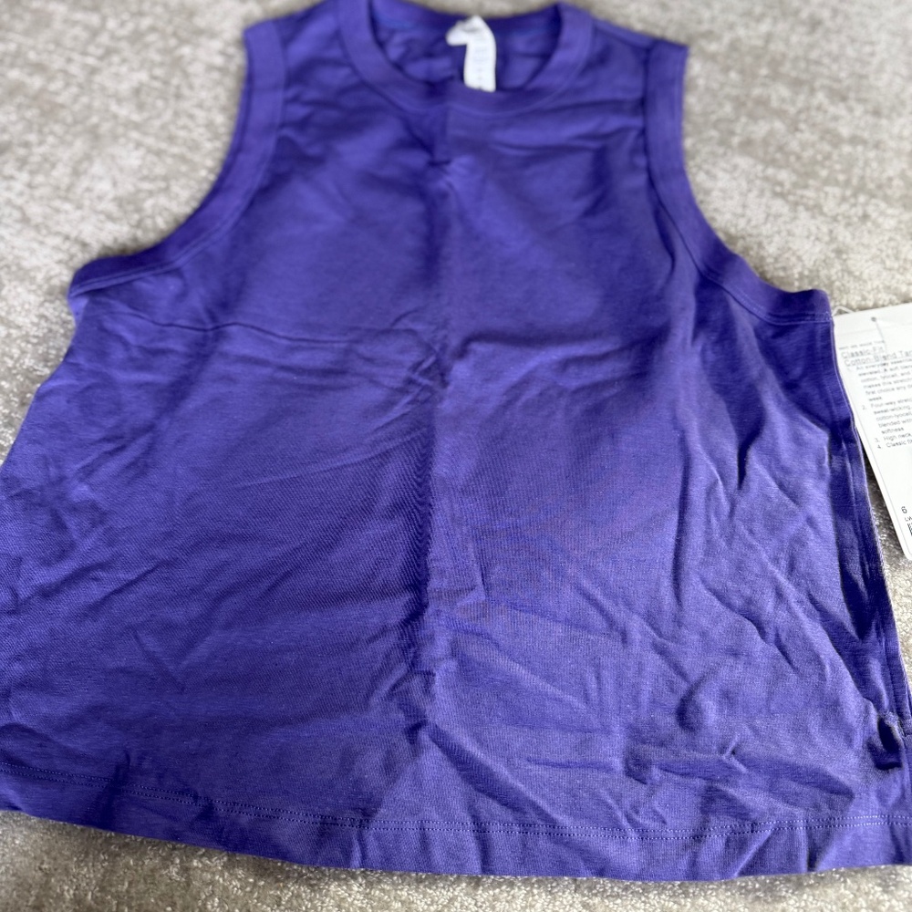 Lululemon Classic-Fit Cotton-Blend Tank (NWT)